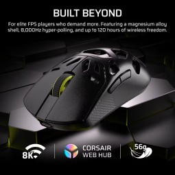 Corsair Sabre V2 Pro Magnesium Alloy Gaming Wireless Bluetooth Mouse Black
