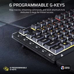 Corsair Skiff 100 Plus Gaming Keyboard Black US