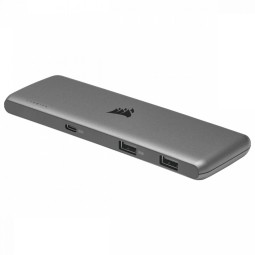 Corsair USB100 7-Port USB-C/USB-A Expansion Hub Grey