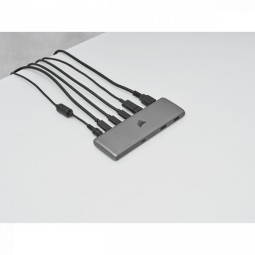 Corsair USB100 7-Port USB-C/USB-A Expansion Hub Grey