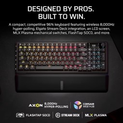 Corsair Vanguard 96 Wireless Mechanical Gaming Keyboard Black US