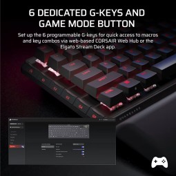 Corsair Vanguard 96 Wireless Mechanical Gaming Keyboard Black US