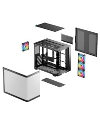 DeepCool CG530U 4F Tempered Glass Black