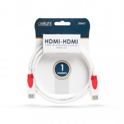 Delight Jelkábel HDMI-HDMI 1.4 3D  1m aranyozott  Am/Am