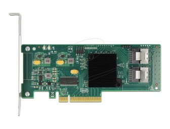 DeLock 8 port SATA PCI Express x8 Card with Connection Cable