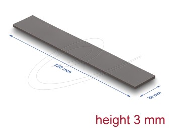 DeLock 18471 120x20x3mm Hővezető lap (1lap/csomag)