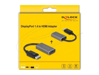 DeLock Active DisplayPort 1.4 to HDMI 8K adapter 0,2m Black