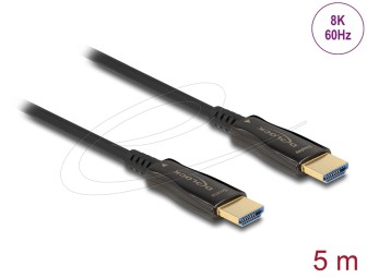 DeLock Active Optical Cable HDMI 8K 60Hz 5m Black