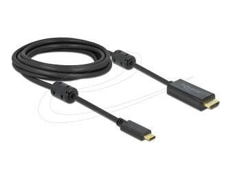 DeLock Active USB Type-C to HDMI Cable (DP Alt Mode) 4K 60Hz 3m Black