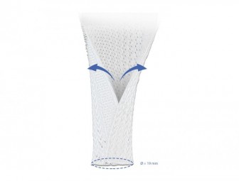 DeLock Braided Sleeving with Hook-and-Loop Fastener 5x19mm White