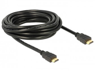 DeLock Cable High Speed HDMI with Ethernet - HDMI-A male > HDMI-A male 4K 5m