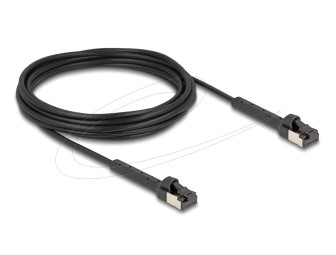 DeLock CAT6A U-FTP Patch Cable 5m Black
