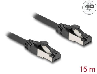 DeLock CAT8.1 S-FTP Patch Cable 15m Black