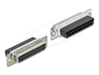 DeLock D-Sub 25 pin female to RJ45 female Assembly Kit Grey