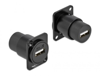 DeLock D-Type Module USB 2.0 Type-A female to female