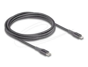 DeLock Data and charging USB Type-C to Lightning cable 2m Grey