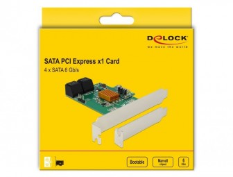 DeLock 4 port SATA PCI Express Card
