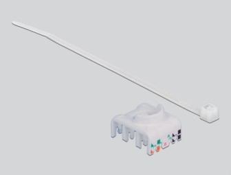 DeLock DIN sín adapter Keystone modullal RJ45 anya Cat.6A LSA