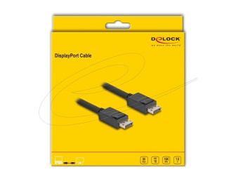 DeLock DisplayPort cable 16K 60Hz 80Gbps 1,8m Black
