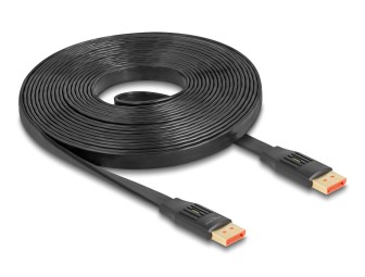 DeLock DisplayPort Flat Ribbon Cable 8K 60Hz 5m Black