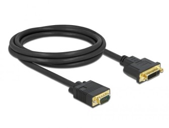 DeLock DVI 24+5 female to VGA male 2m cable