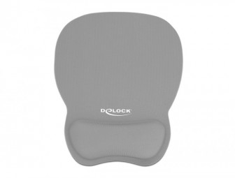 DeLock Ergonomic with Wrist Rest Egérpad Grey