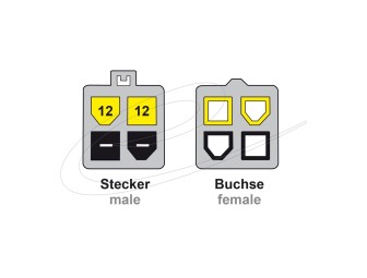 DeLock Extension cable P4 4 pin male > P4 4 pin female 50cm