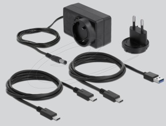 DeLock External Enclosure for 3.5″ SATA HDD Transparent