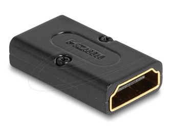 DeLock HDMI Adapter female to female 8K 60Hz metal Black