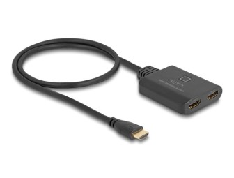 DeLock HDMI to 2xHDMI male/male adapter cable 0,5m Black