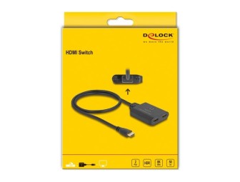 DeLock HDMI to 2xHDMI male/male adapter cable 0,5m Black