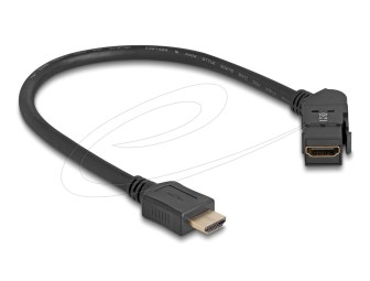 DeLock HDMI to HDMI Cable 0,3m Black
