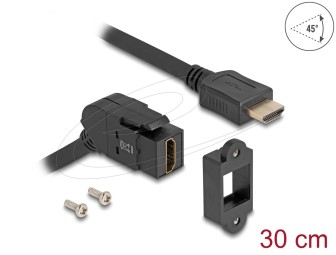 DeLock HDMI to HDMI Cable 0,3m Black