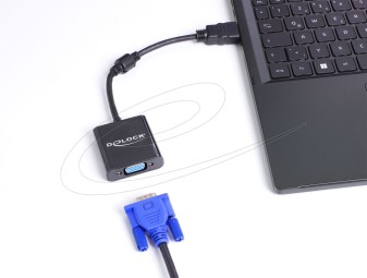 DeLock HDMI to VGA Adapter Black