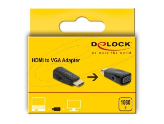 DeLock HDMI to VGA Adapter with Audio
