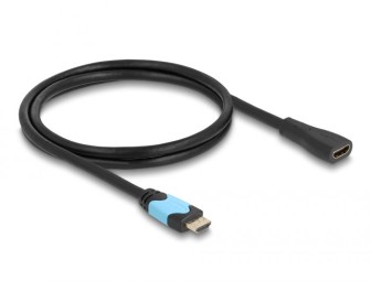 DeLock High Speed HDMI extension cable 48 Gbps 8K 60 Hz 1m Black