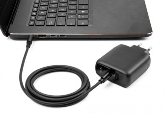 DeLock Laptop Charging Cable USB Type-C male to Dell 7,4x5,0mm male Black
