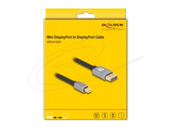 DeLock Mini DisplayPort to DisplayPort cable 1m Grey