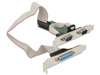 DeLock PCI Express Card > 2x Serial RS-232 + 1x Parallel