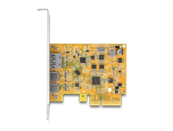 DeLock PCI Express x4 Card to 1 x external USB Type-C 10 Gbps female + 1 x external USB Type-C 10 Gbps (DP Alt Mode) female