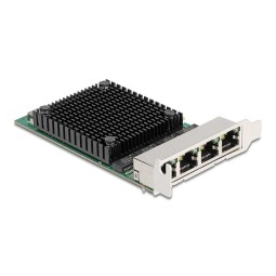 DeLock PCI Express x4 Network Card 2.5 Gigabit LAN 4 x RJ45 RTL8125
