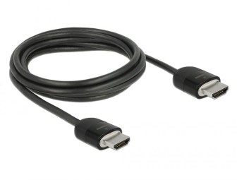 DeLock Premium HDMI Cable 4K 60 Hz 2m Black