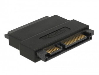 DeLock SATA 22 pin receptacle to plug with latch port saver adapter