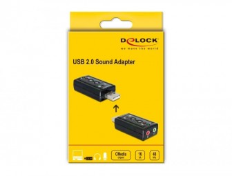 DeLock Sound Adapter Virtual 7.1 USB Hangkártya