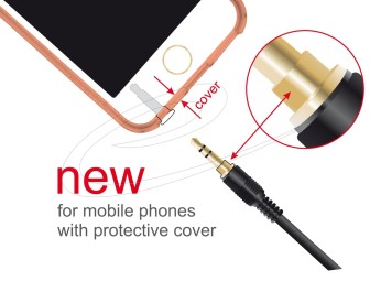 DeLock Stereo Jack 3,5mm 3 pin male > male cable 2m Black