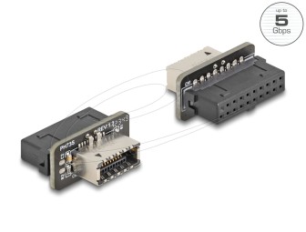 DeLock USB 5 Gbps Adapter Pin Header female to internal Type-E Key A female