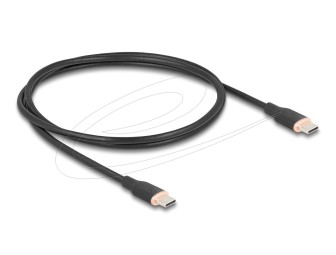 DeLock USB cable USB-C to USB-C 1m Black