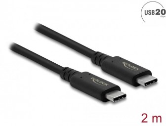 DeLock USB4 20 Gbps Cable 2m Black