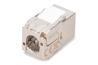 Digitus CAT 6A Keystone Jack, shielded,Re-embedded 8pc