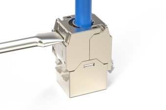 Digitus CAT 6A Keystone Jack, shielded,Re-embedded 8pc